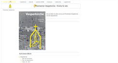 Desktop Screenshot of pforzheimervesperkirche.de